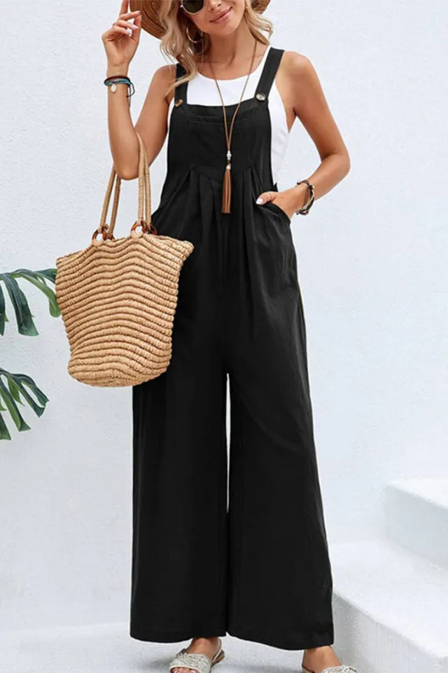 Solid Overalls (Black)