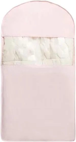 Space Saving Hanging Garment Bag  Self Compression Zipper, 3 Sizes, Waterproof Closet Organizer for Coats, Jackets, Suits Dustproof & Wrinkle-Free Storage (Pink, X-Large)