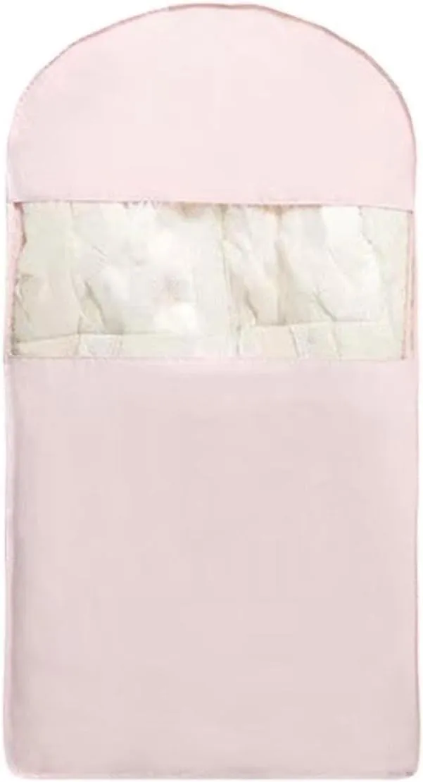 Space Saving Hanging Garment Bag  Self Compression Zipper, 3 Sizes, Waterproof Closet Organizer for Coats, Jackets, Suits Dustproof & Wrinkle-Free Storage (Pink, X-Large)