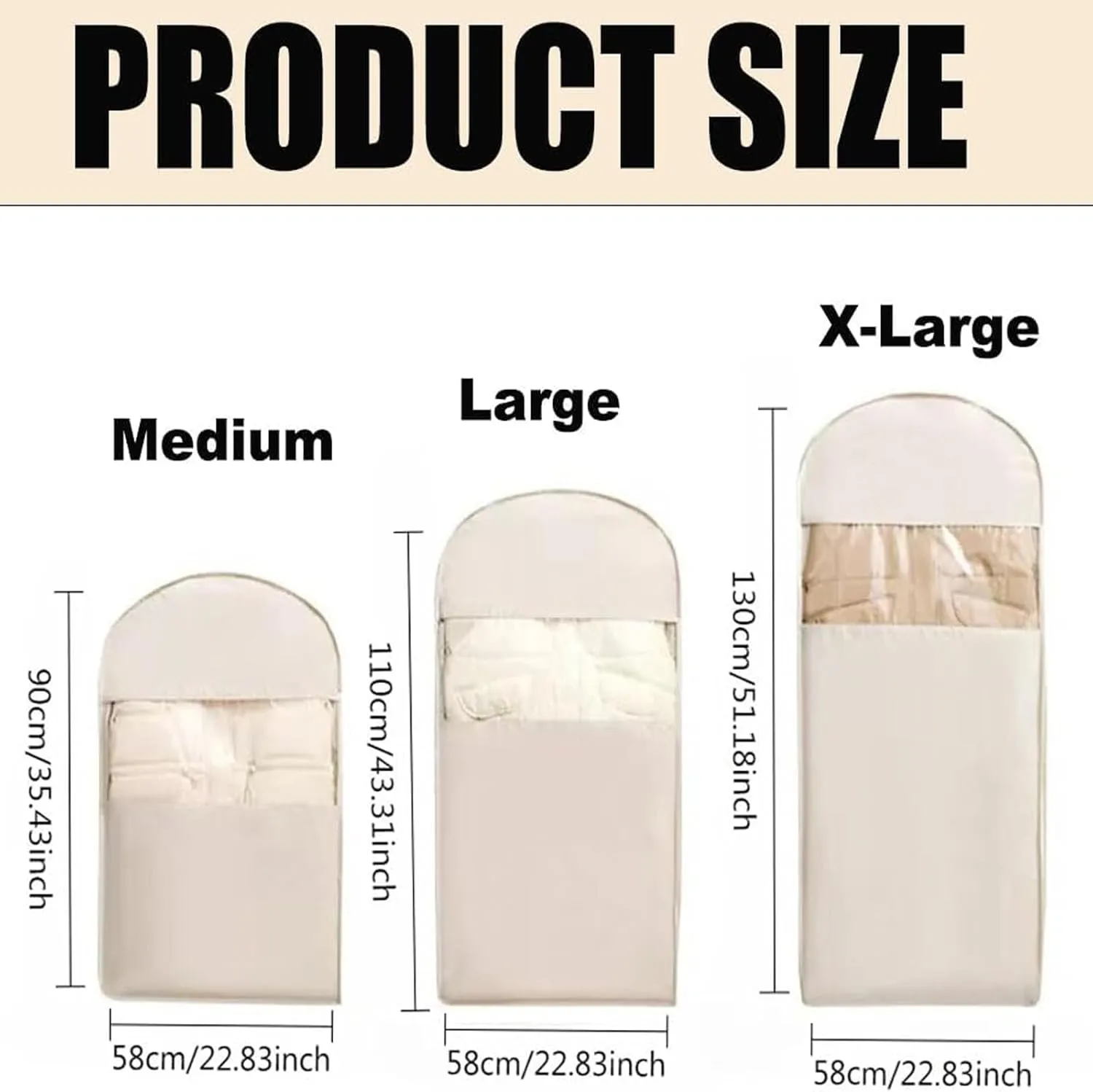 Space Saving Hanging Garment Bag With Self Compression Zipper, Dust Cover Clothes Bags For Down Coat, Hanging Luggage Garment Bag, For Coats, Down Jackets, Suits, Skirts, Neatly Hanging (pink,M)