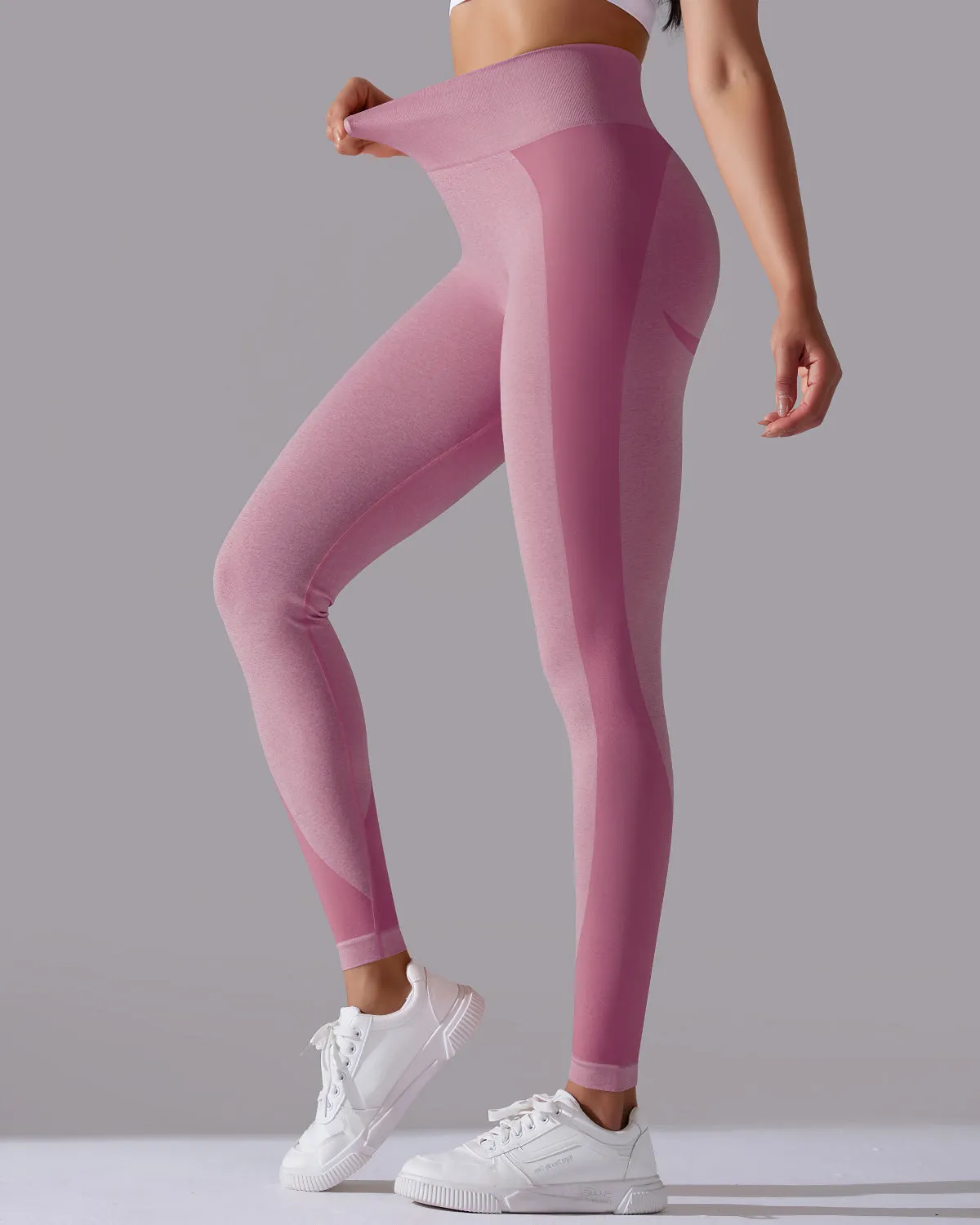Stella Seamless Leggings - Orchid Pink