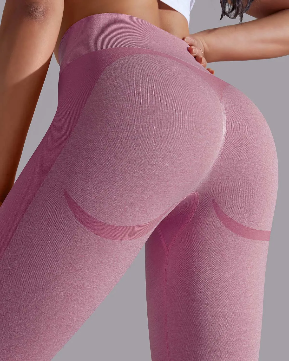 Stella Seamless Leggings - Orchid Pink