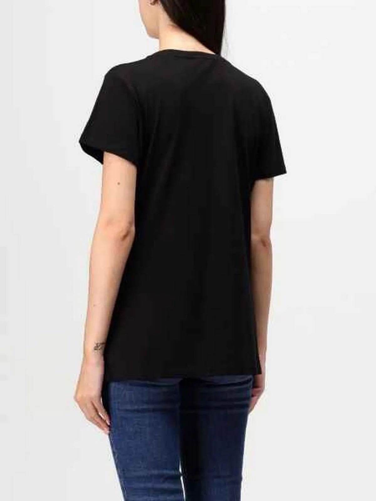 T-shirt Donna Liu Jo - T-shirt con logo Liu Jo - Nero