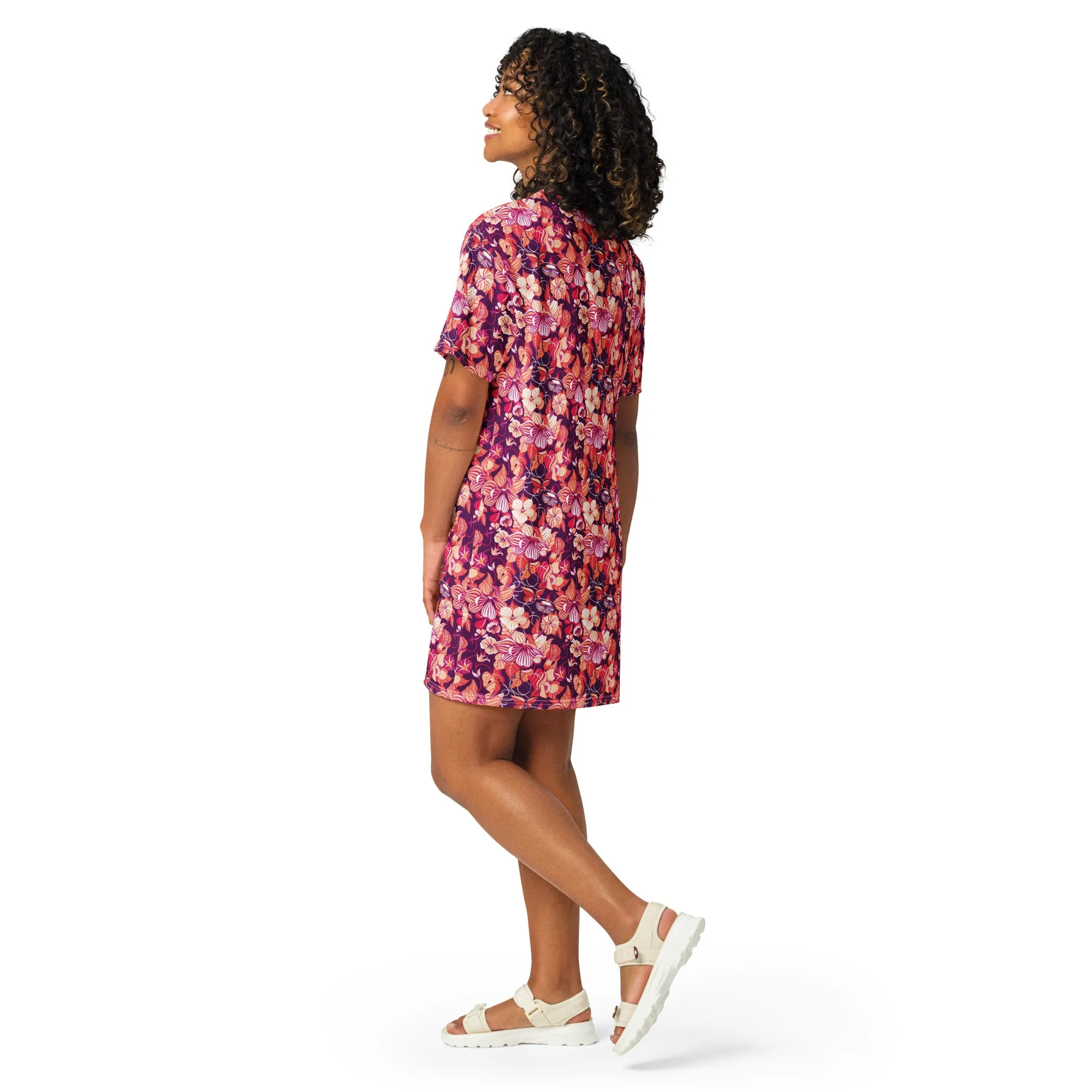 T-Shirt Dress Patterns Floral (Glamourange T-Shirt Dresses Patterns for Women - 001)