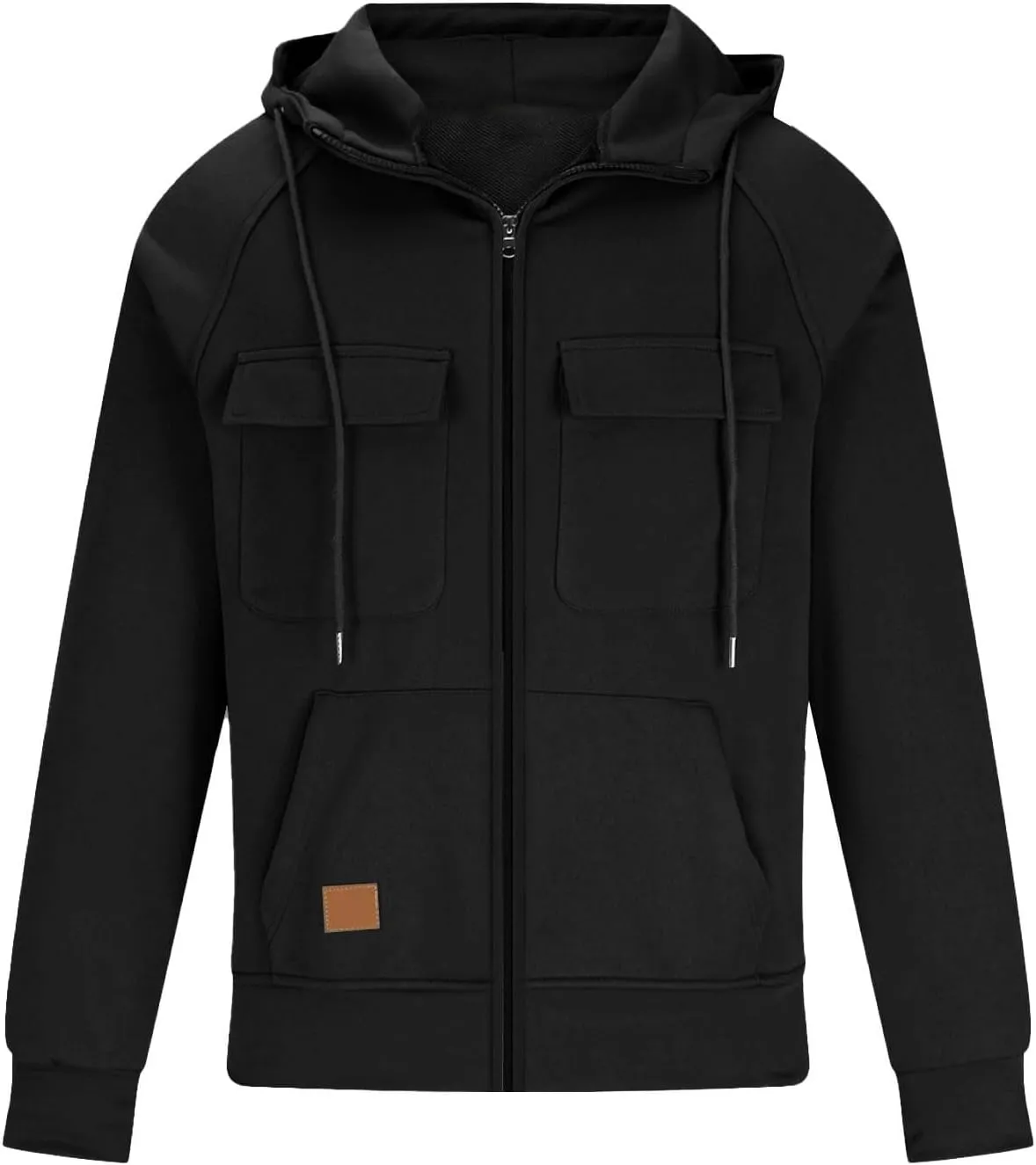 Tactical Sweatshirts for Men Quarter Zip Hoodie Retro Western Drawstring Long Sleeve Sweatshirt Hoodie