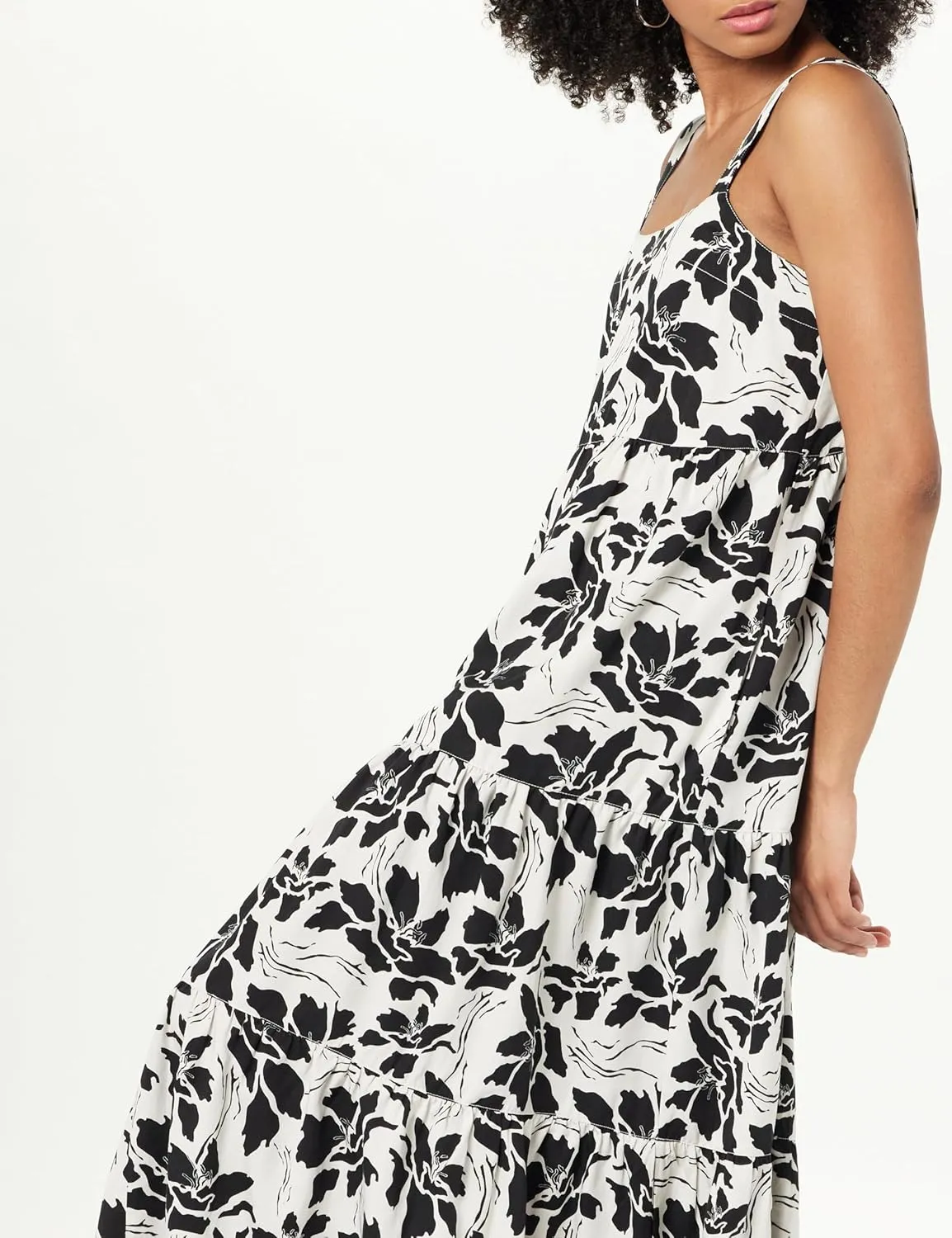 The Drop Women's Britt Tiered Maxi Tent Dress