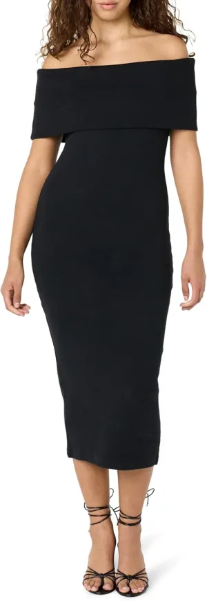 The Drop Women's Lora Off The Shoulder Midi Sheath Dress