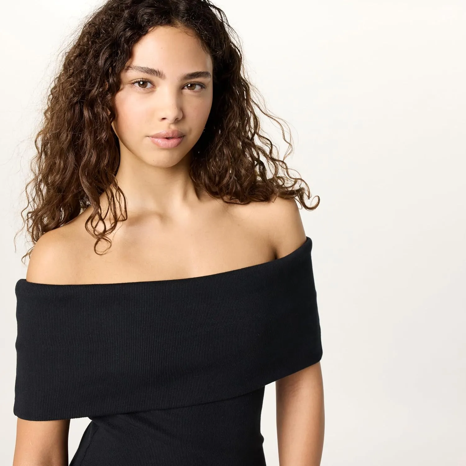 The Drop Women's Lora Off The Shoulder Midi Sheath Dress