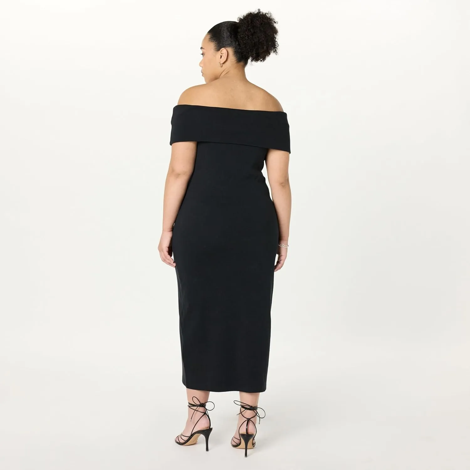 The Drop Women's Lora Off The Shoulder Midi Sheath Dress