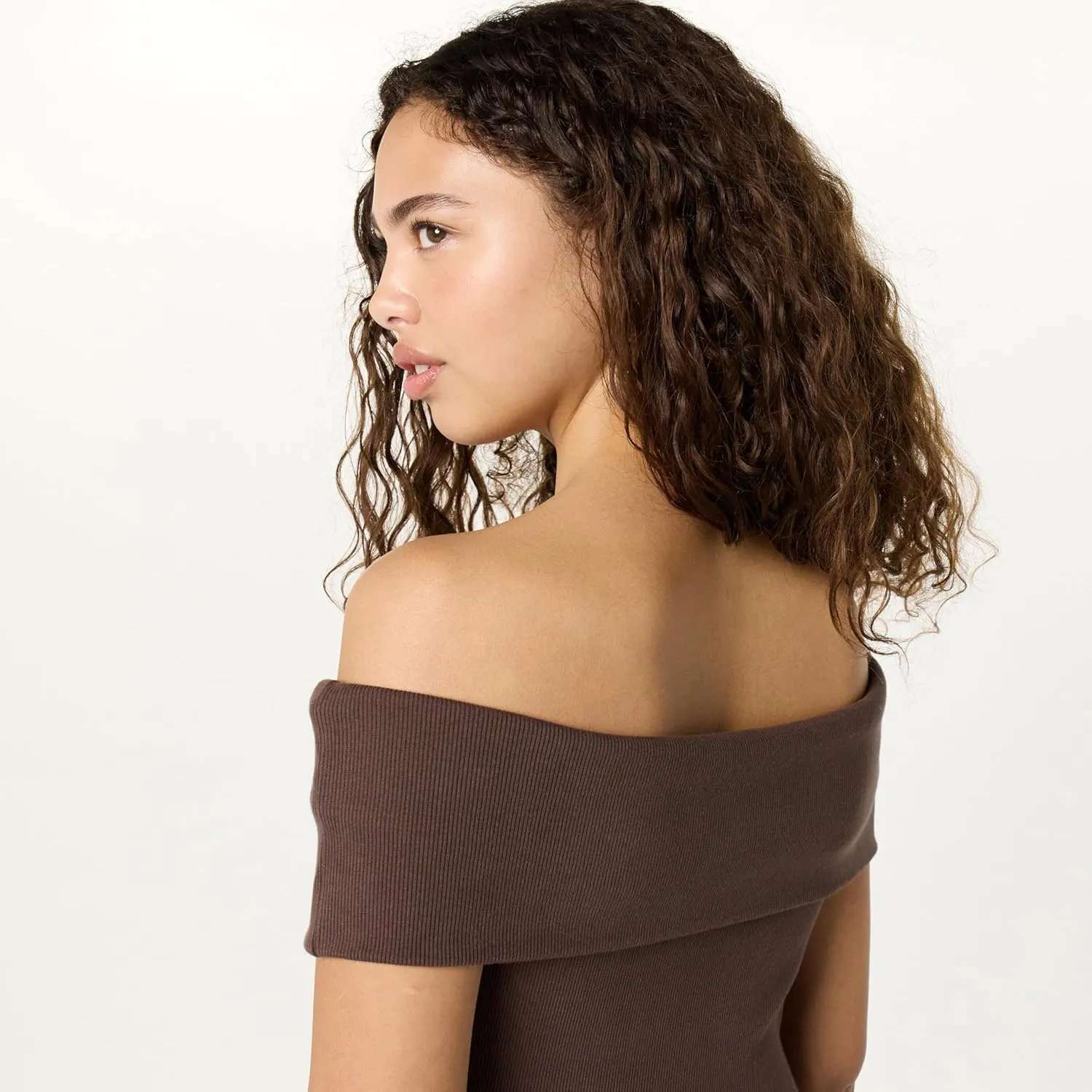 The Drop Women's Lora Off The Shoulder Midi Sheath Dress