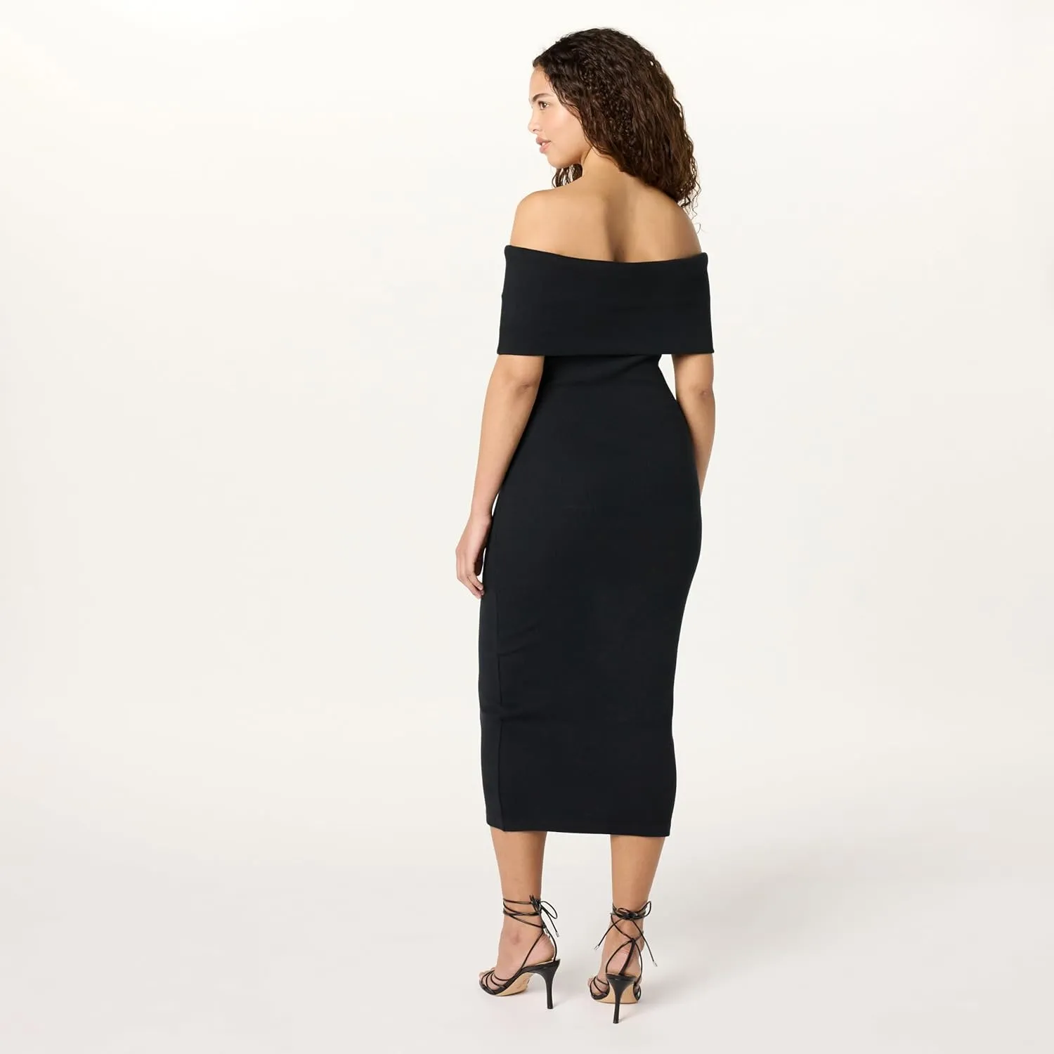The Drop Women's Lora Off The Shoulder Midi Sheath Dress