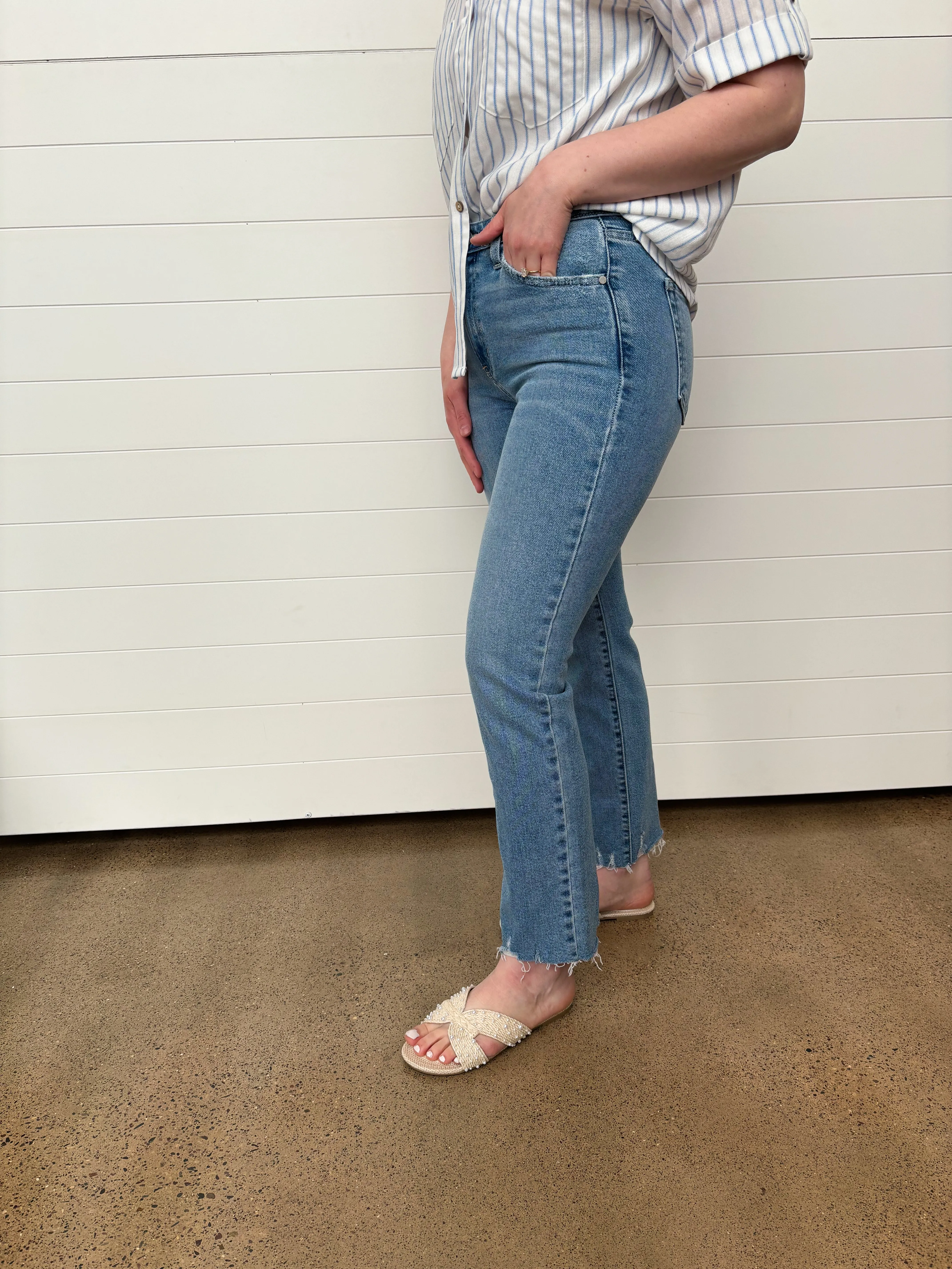 The Kalani Vintage Straight Jeans