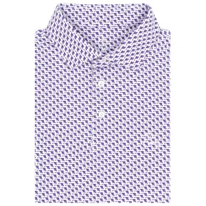 The Old Line State | Performance Polo | The Old Line State - Reauxback Purple/White - MD