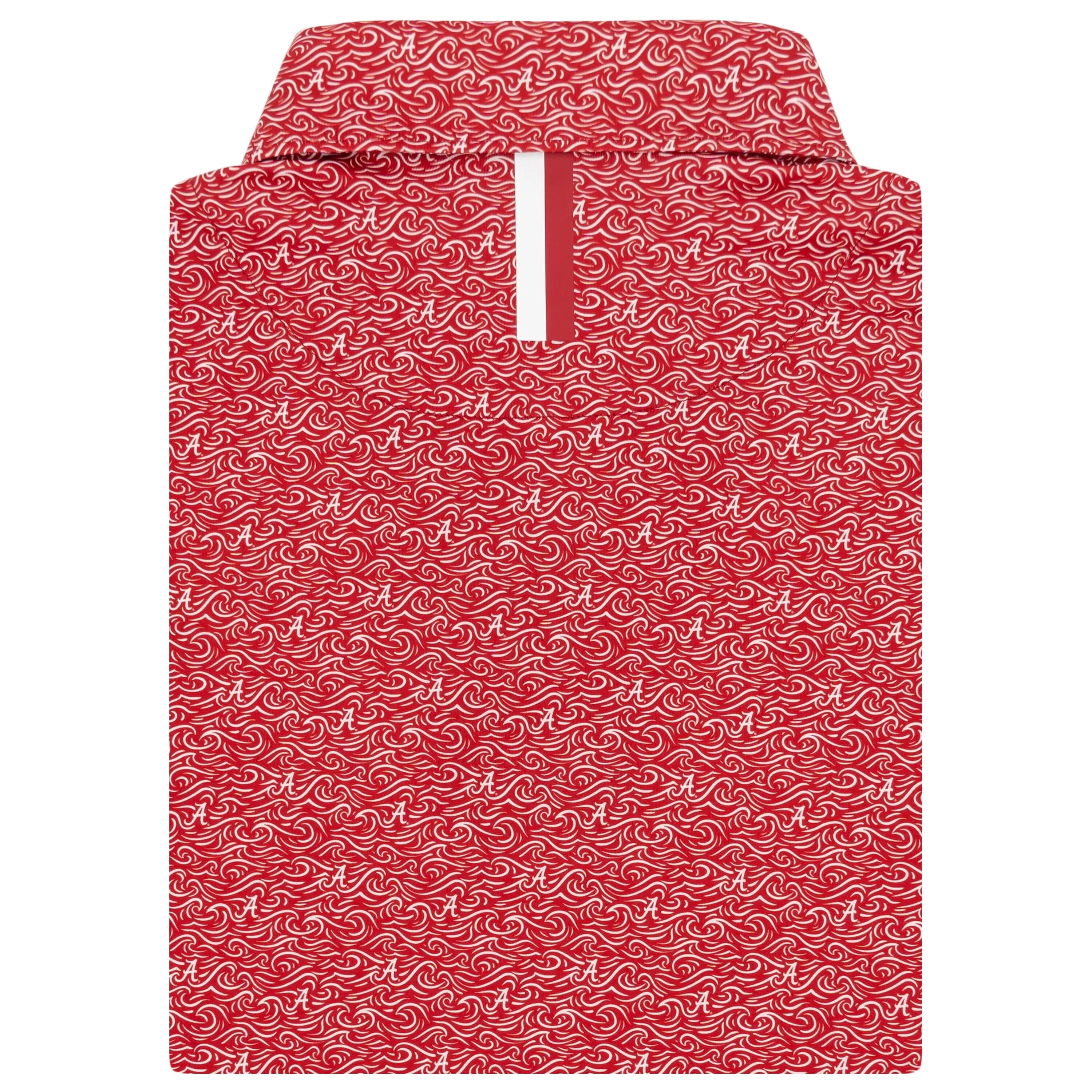 The Rolling Tide | Collegiate Polo | The Rolling Tide - Carmine Red/White