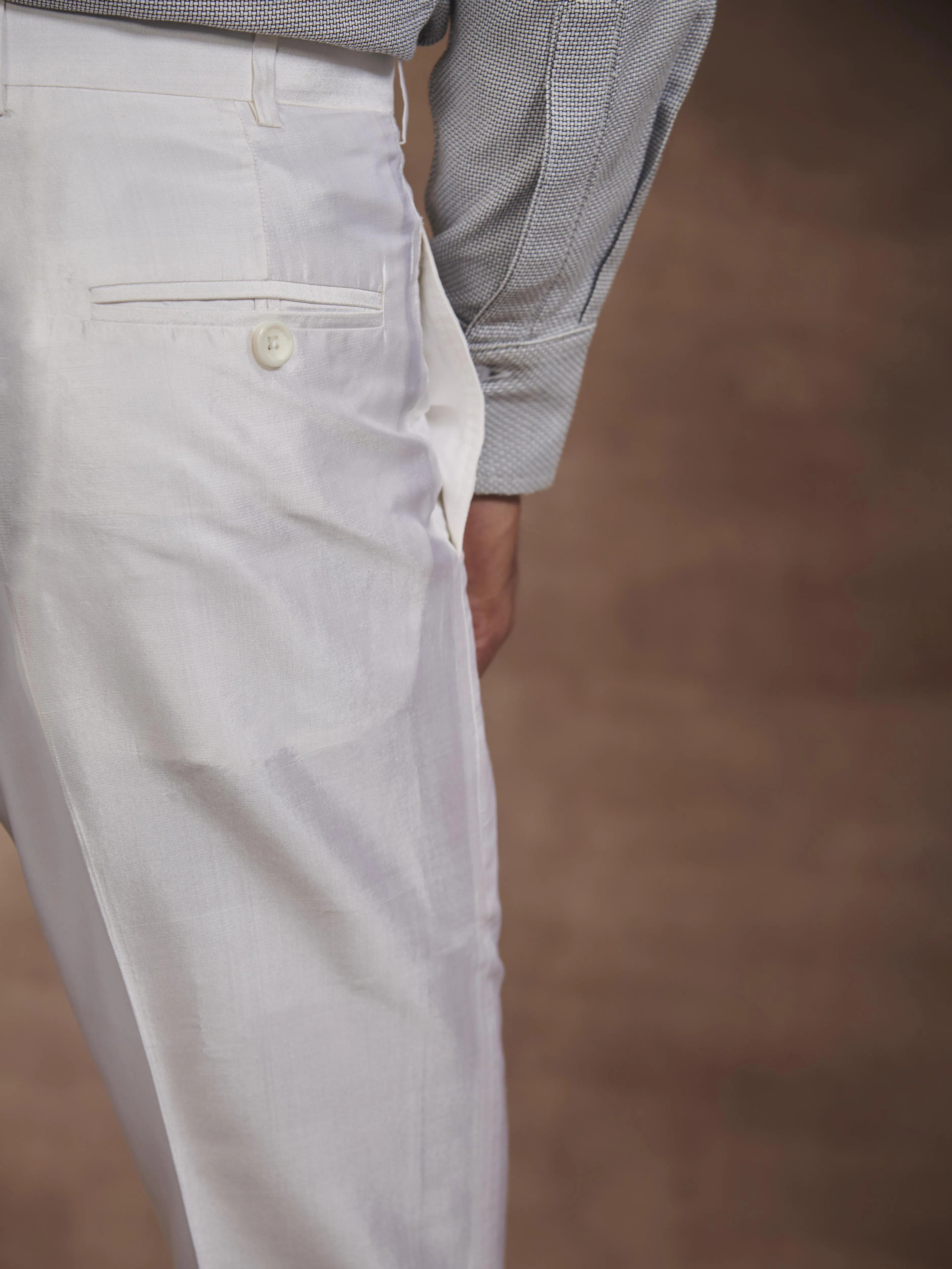 THE SILK TAPERED TROUSER