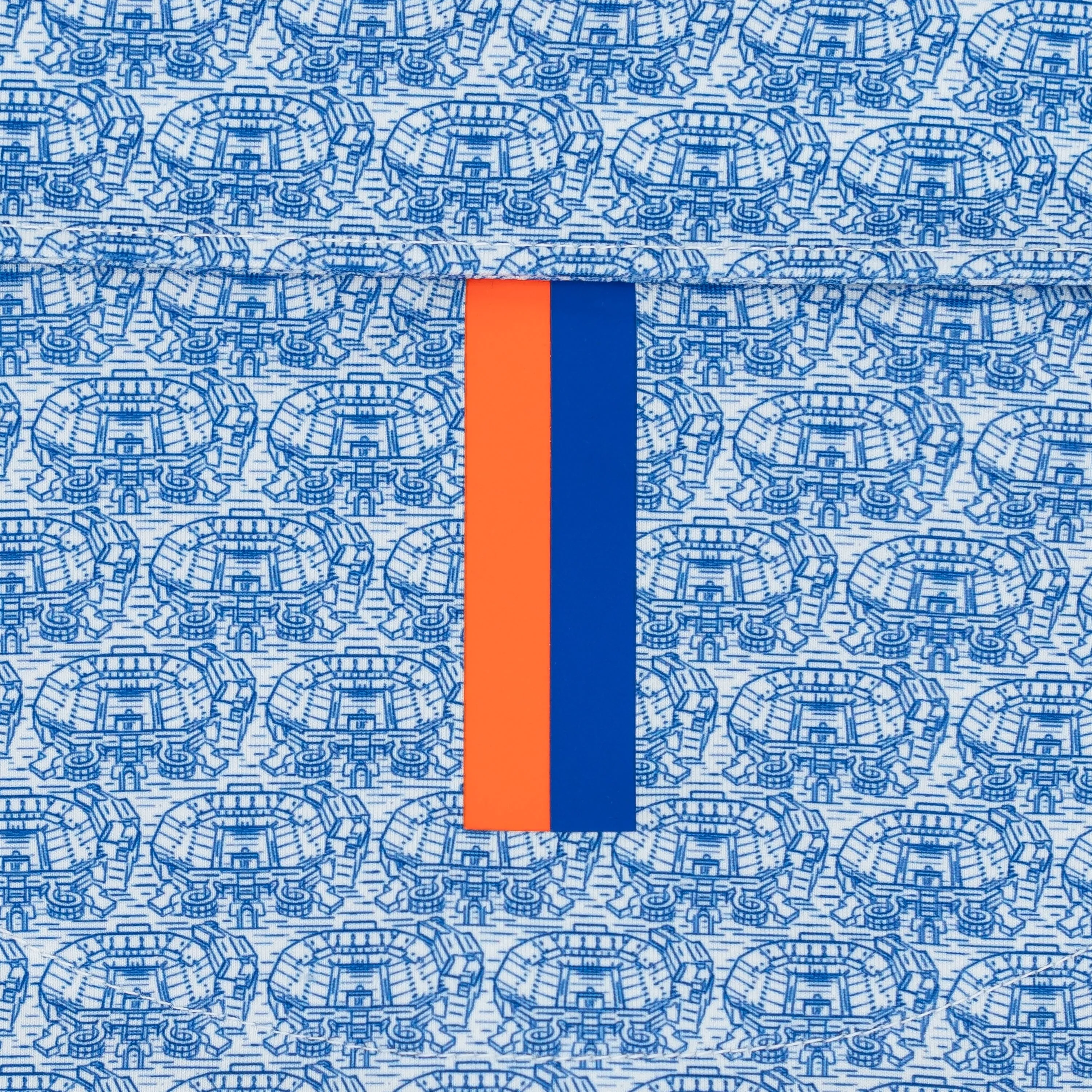 The Swamp® | Collegiate Polo | The Swamp - White/Ocean Blue