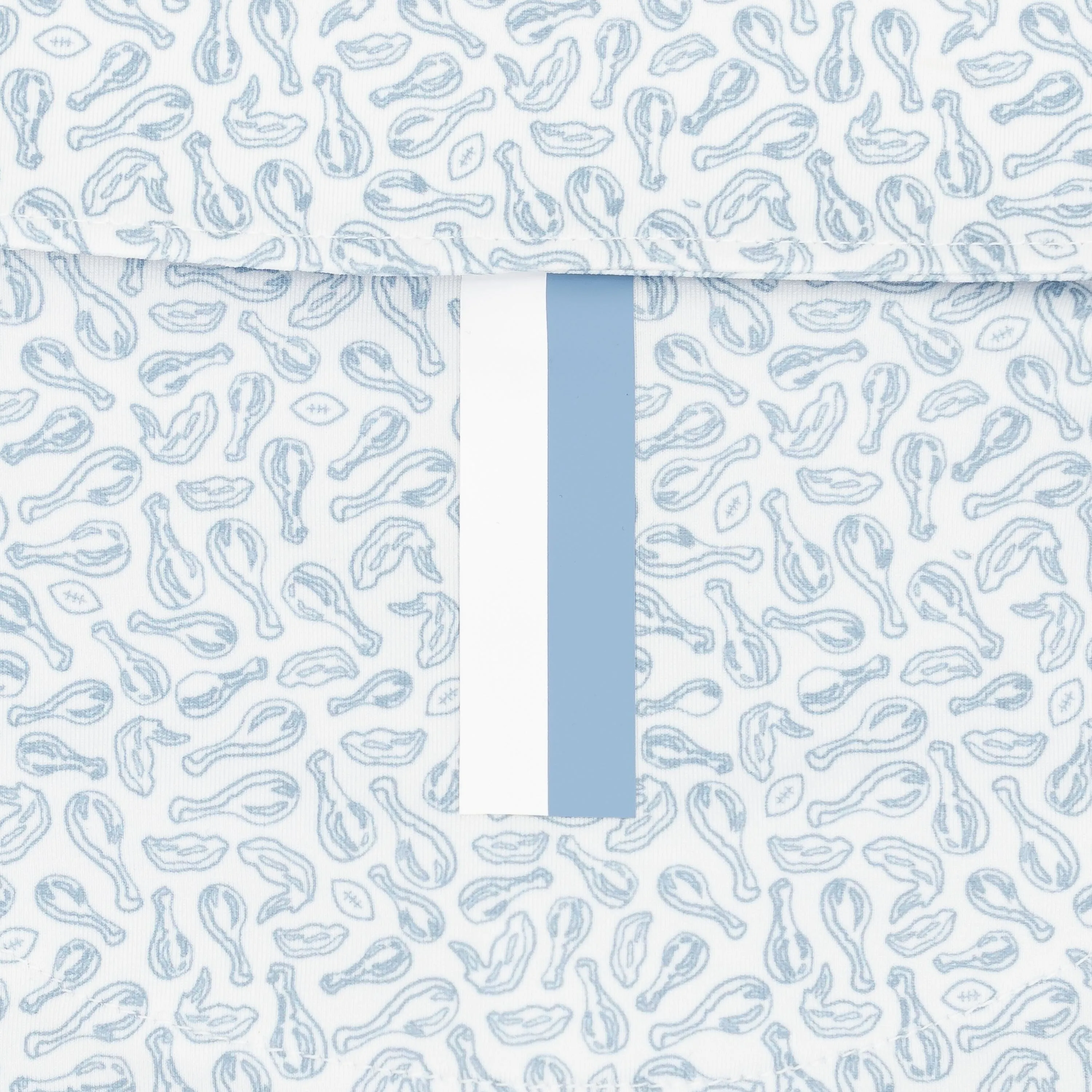 The Wing | Performance Polo | The Wing - White/Ice Pick Blue