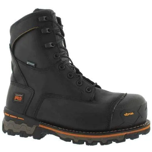Timberland Pro Men's Boondock 6" Waterproof Composite Toe Work Boots- Black