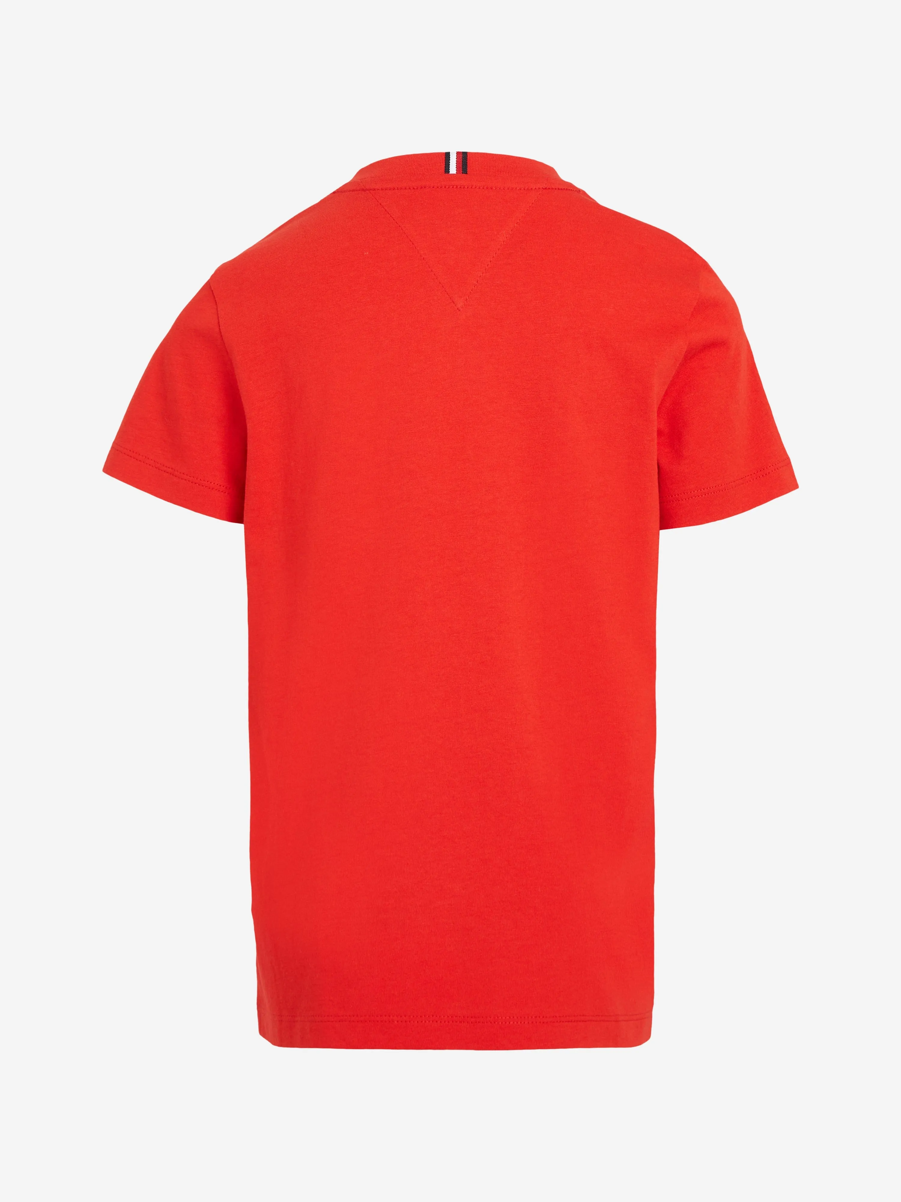 Tommy Hilfiger Boys Logo Script T-Shirt in Red