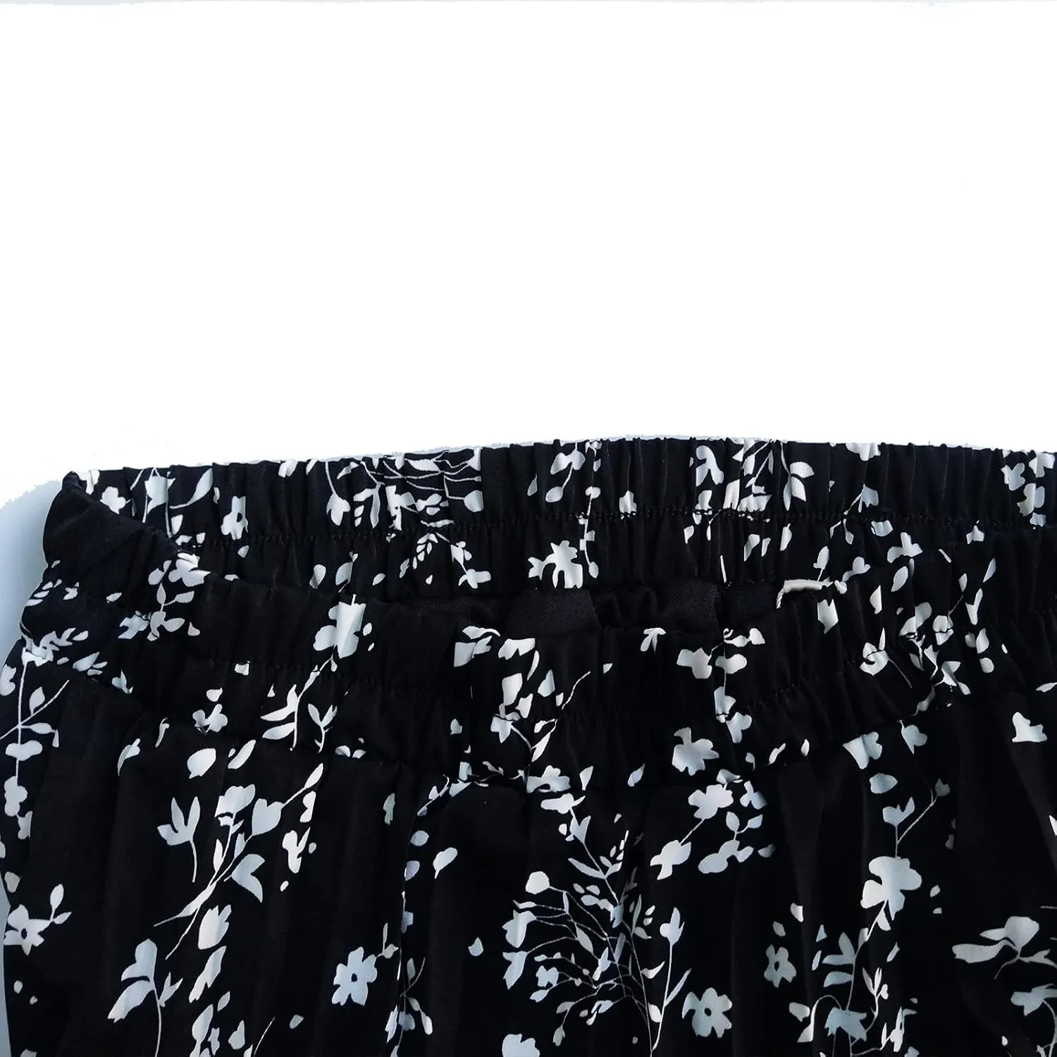 TONCHENGSD Women's Retro Midi High Waist Pleated Skirt Leopard Print Skirt