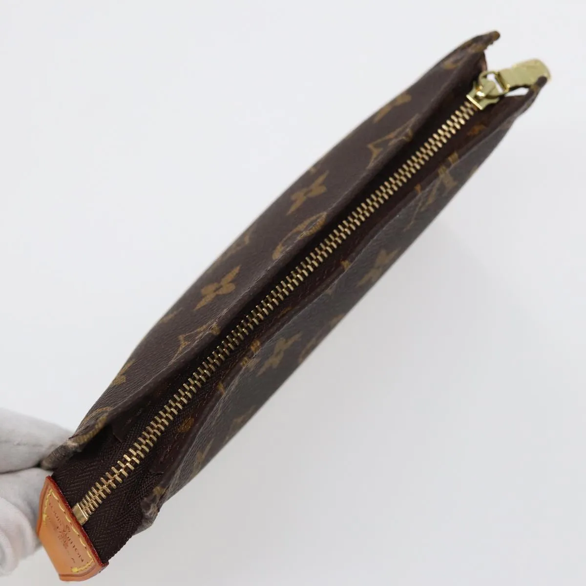Trendy Inspired Louis Vuitton Monogram Bucket Pm Accessory Pouch Lv Auth 88586