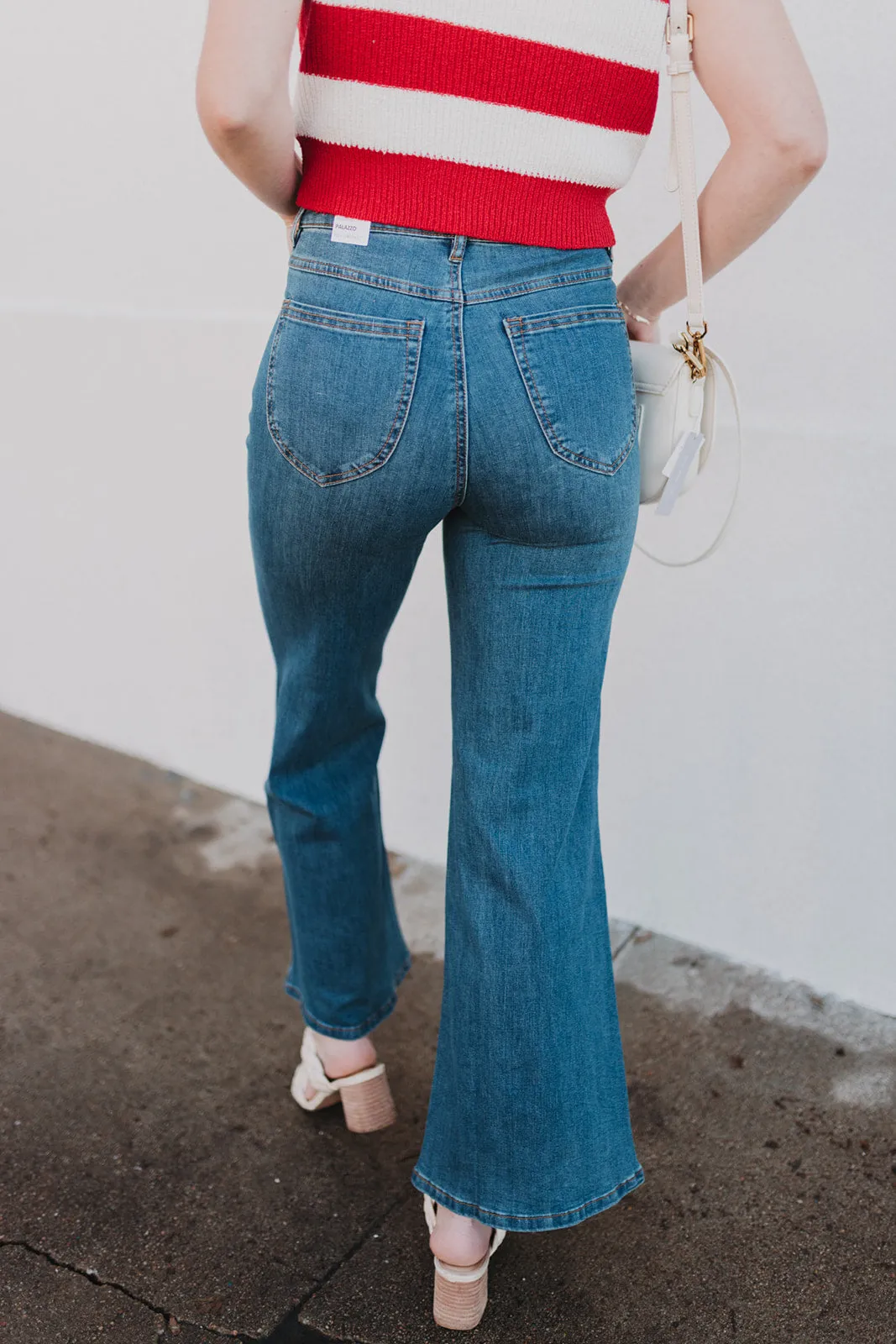 Tribal Brand Brooke High Rise Wide Leg Jean