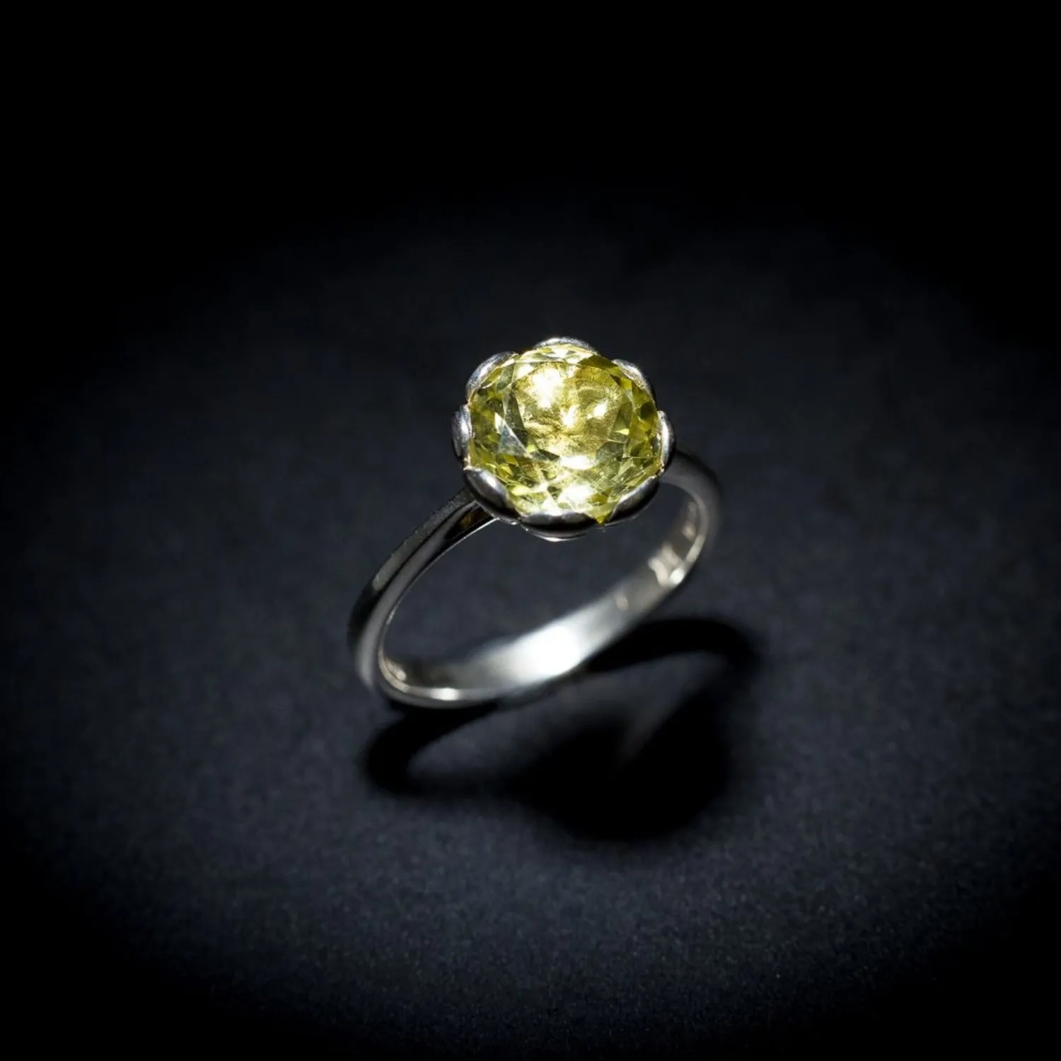 Tulip Gemstone Ring