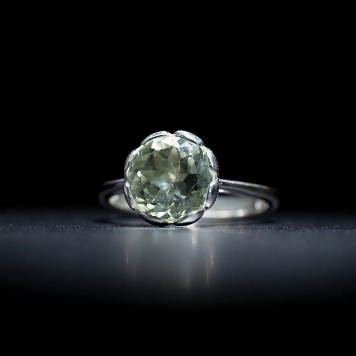 Tulip Gemstone Ring
