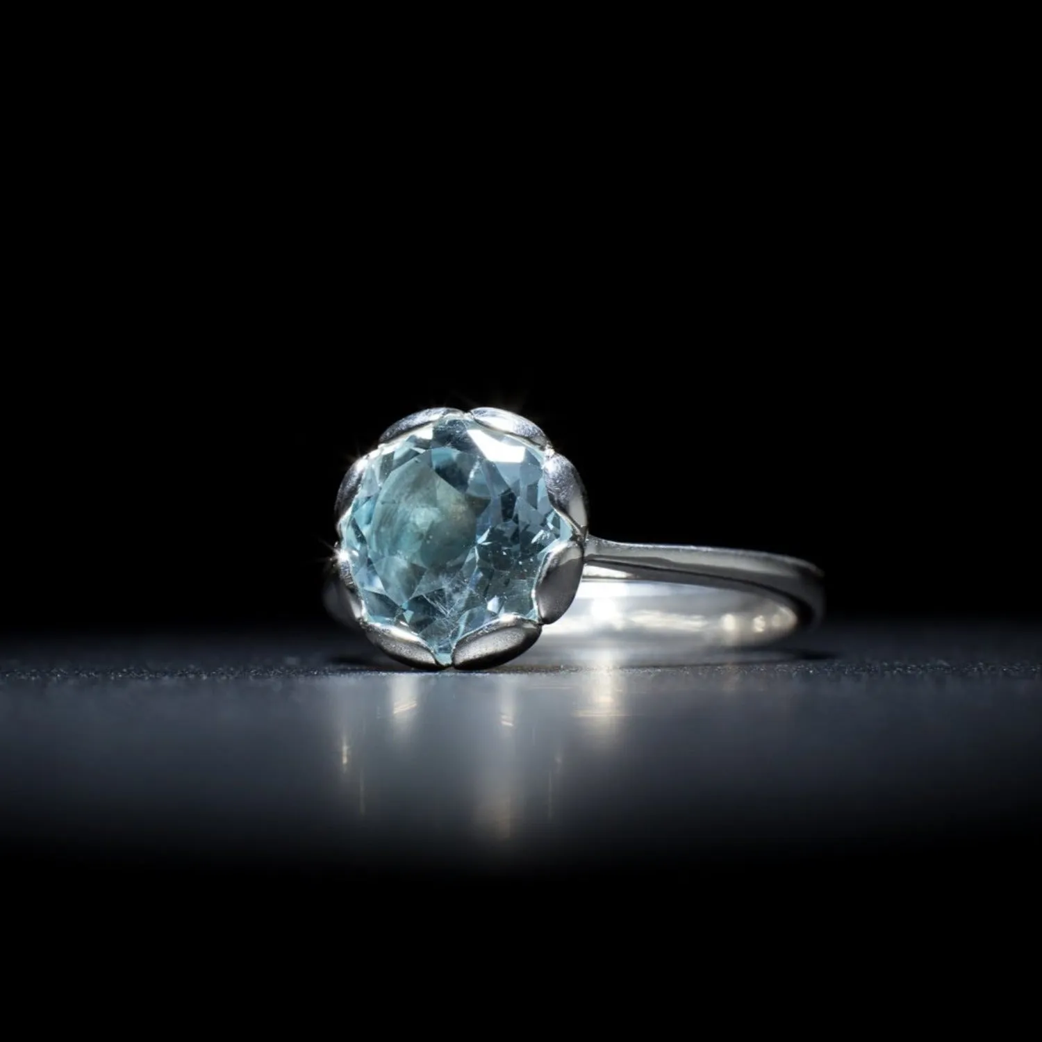 Tulip Gemstone Ring