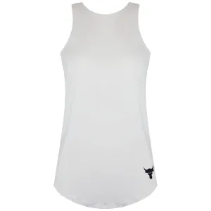 Under Armour Project Rock HeatGear Womens White Vest