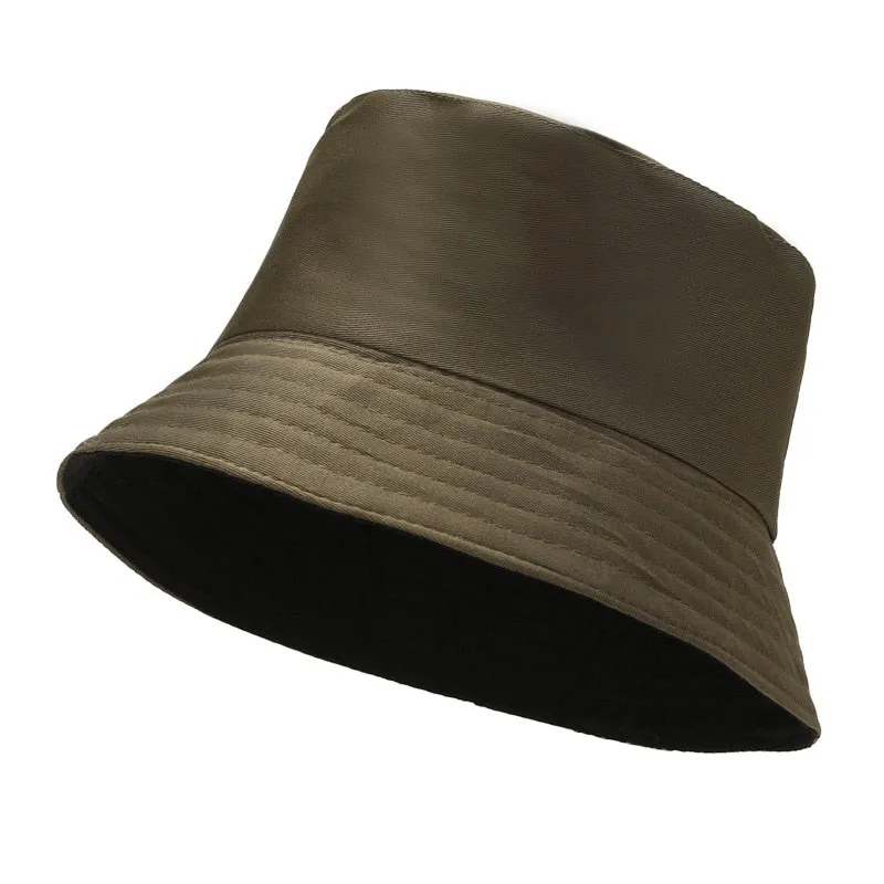 Unisex Smiley Embroidery Bucket Hat | Cotton Corduroy | Hip Hop Style | Sun Cap