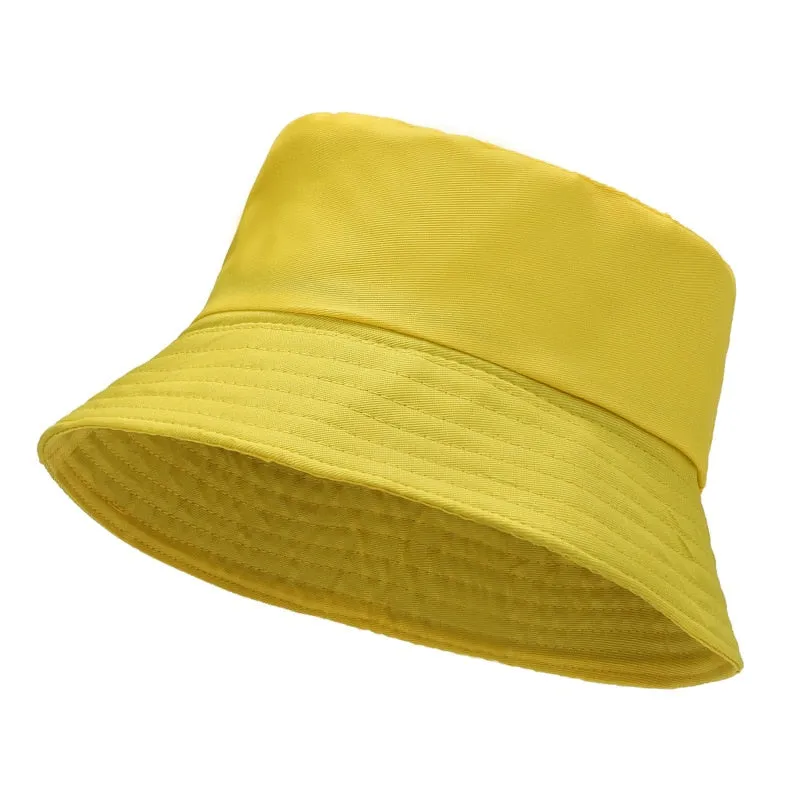 Unisex Smiley Embroidery Bucket Hat | Cotton Corduroy | Hip Hop Style | Sun Cap