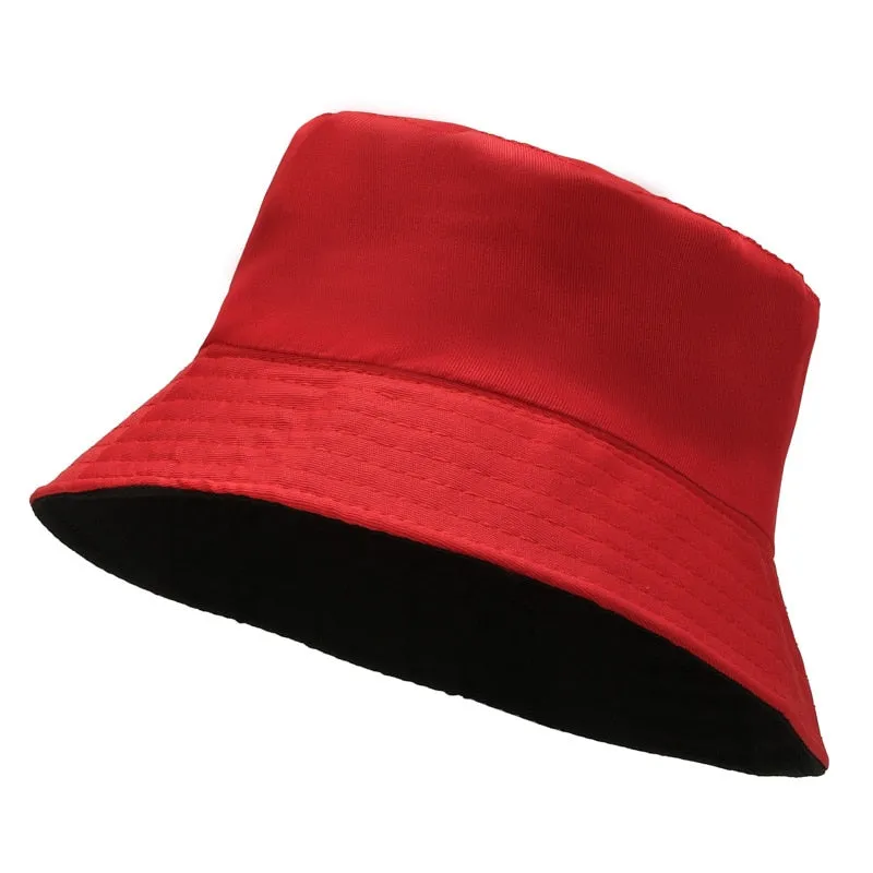 Unisex Smiley Embroidery Bucket Hat | Cotton Corduroy | Hip Hop Style | Sun Cap