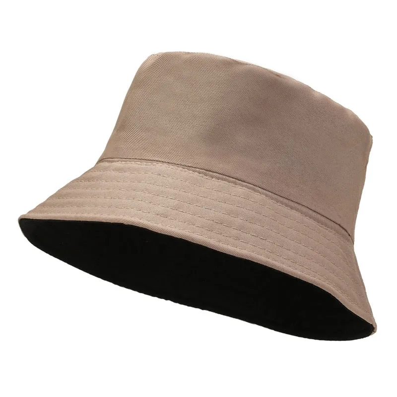 Unisex Smiley Embroidery Bucket Hat | Cotton Corduroy | Hip Hop Style | Sun Cap