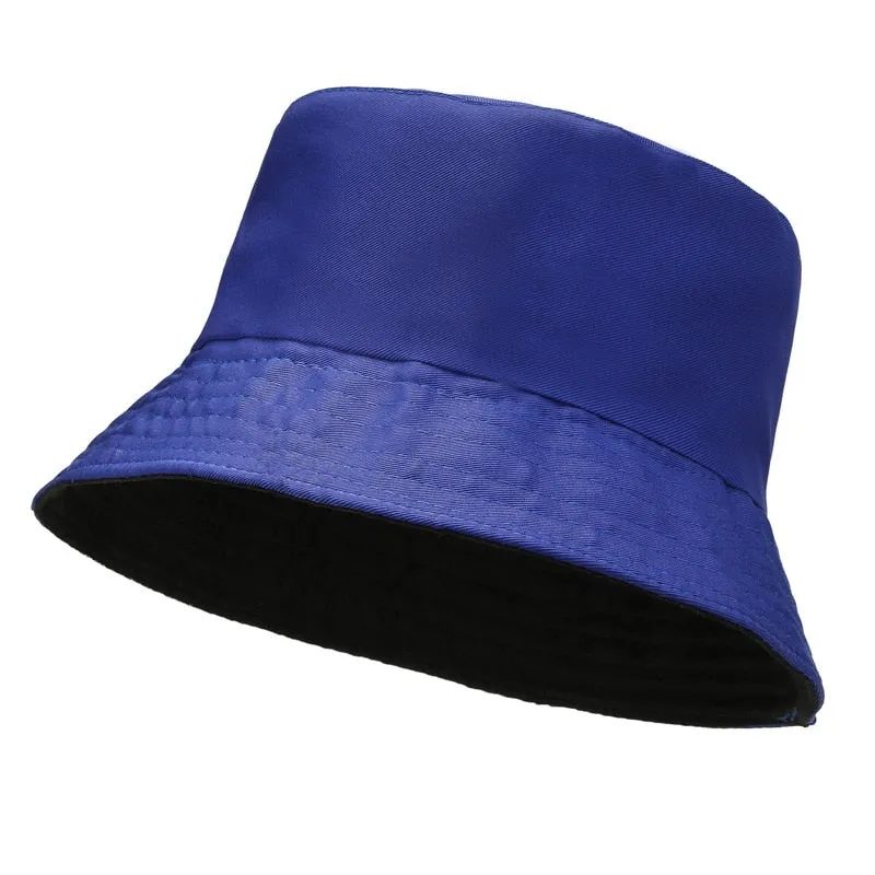 Unisex Smiley Embroidery Bucket Hat | Cotton Corduroy | Hip Hop Style | Sun Cap