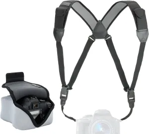 USA Gear FlexSLEEVE (Gray)   Chest Harness Strap (Black)  Bundle