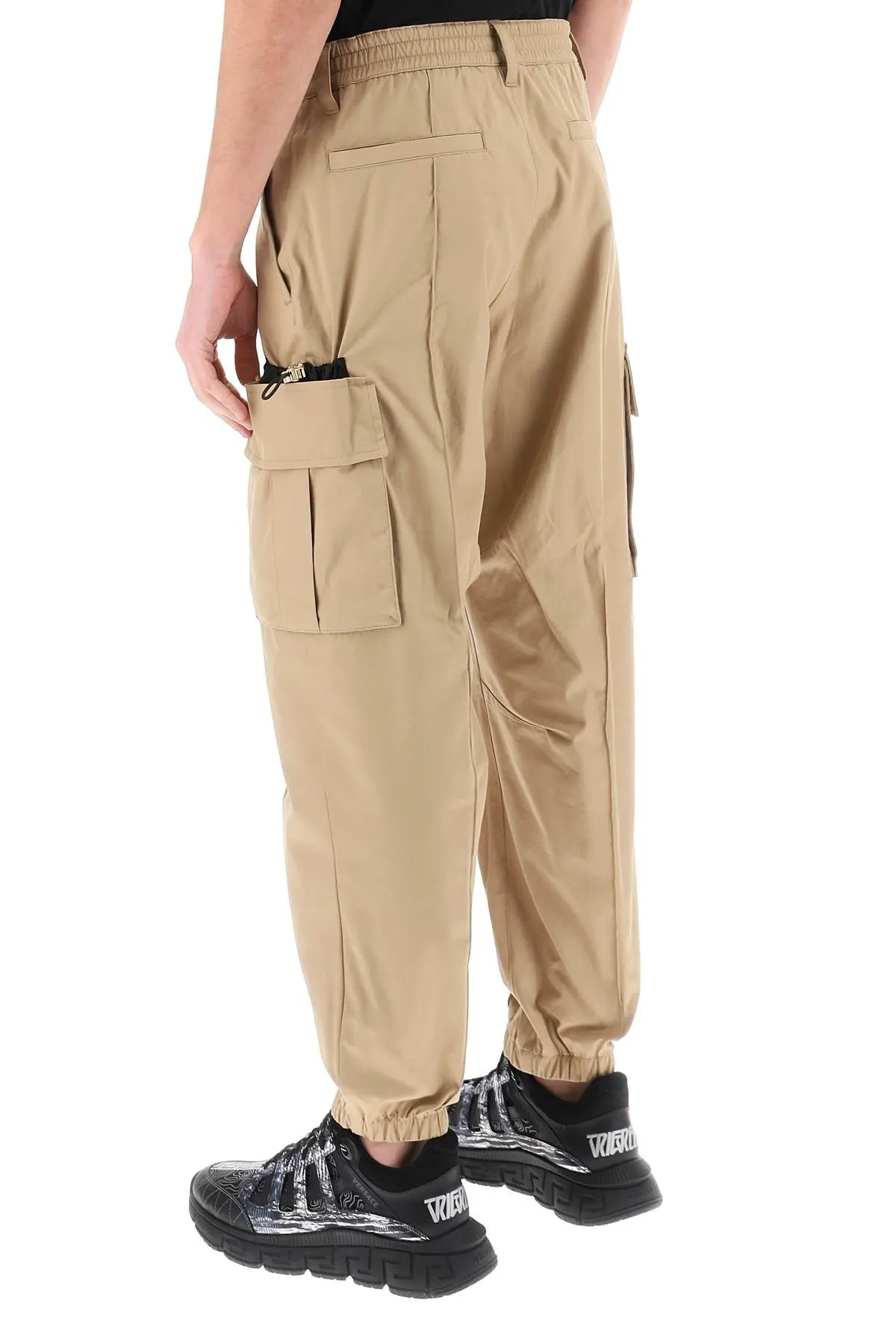 Versace medusa cargo pants 1014045 1A09992 SAND