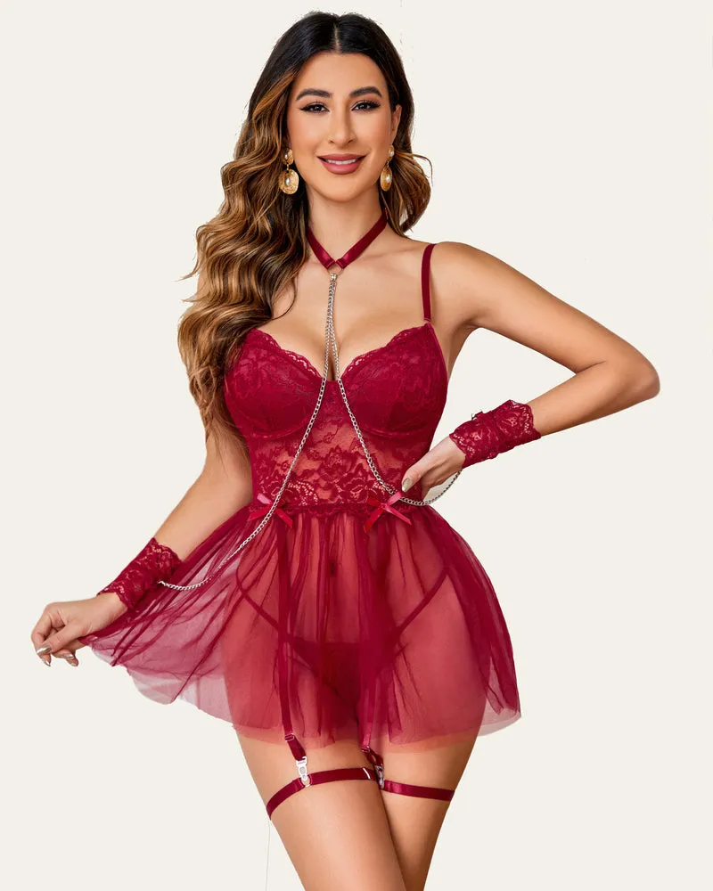 Wedding Lace Underwire Babydoll