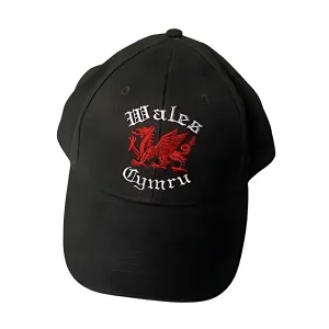 Welsh Dragon Baseball Caps Black One Size