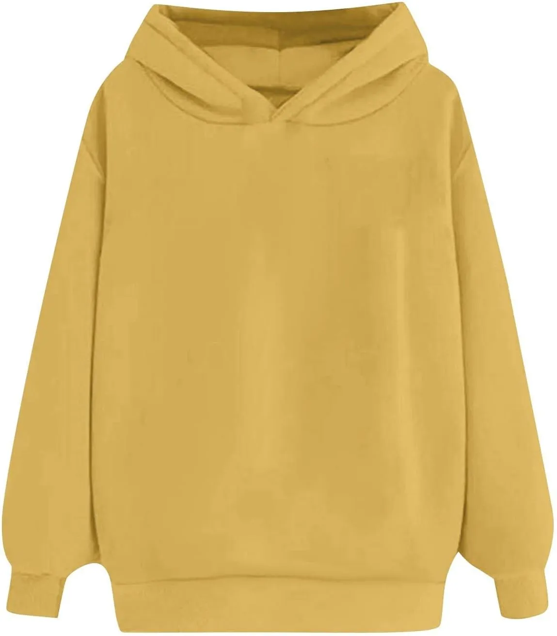 Women Fashion Hoodies 2023 Casual Fall Outfits Long Sleeve Oversized Sweatshirts Fleece Pullover Tops Trendy