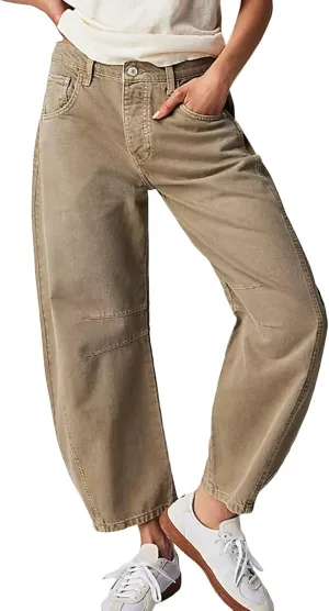 Women Linen Summer Split Flowy Palazzo Pants Low Waist Ankle Length Slim Fit Palazzo Pants Business Work