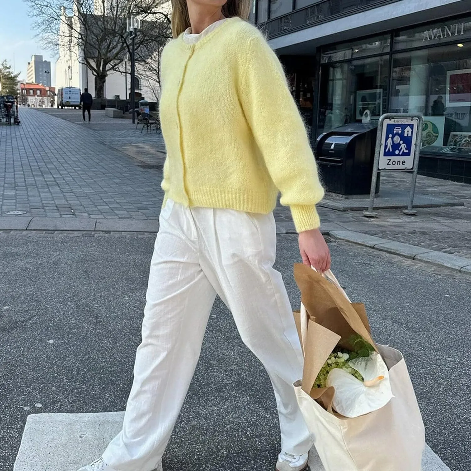 Women Y2k Knitted Cropped Cardigan Sweater Long Sleeve Crewneck Button Down Open Front Knitwear Top Streetwear