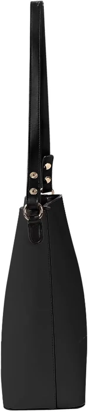 Women's Bucket Bag Boho Top Handle Shoulder Bag, Gothic Bucket Bag Vegan Leather Shoulder Purses for Women
