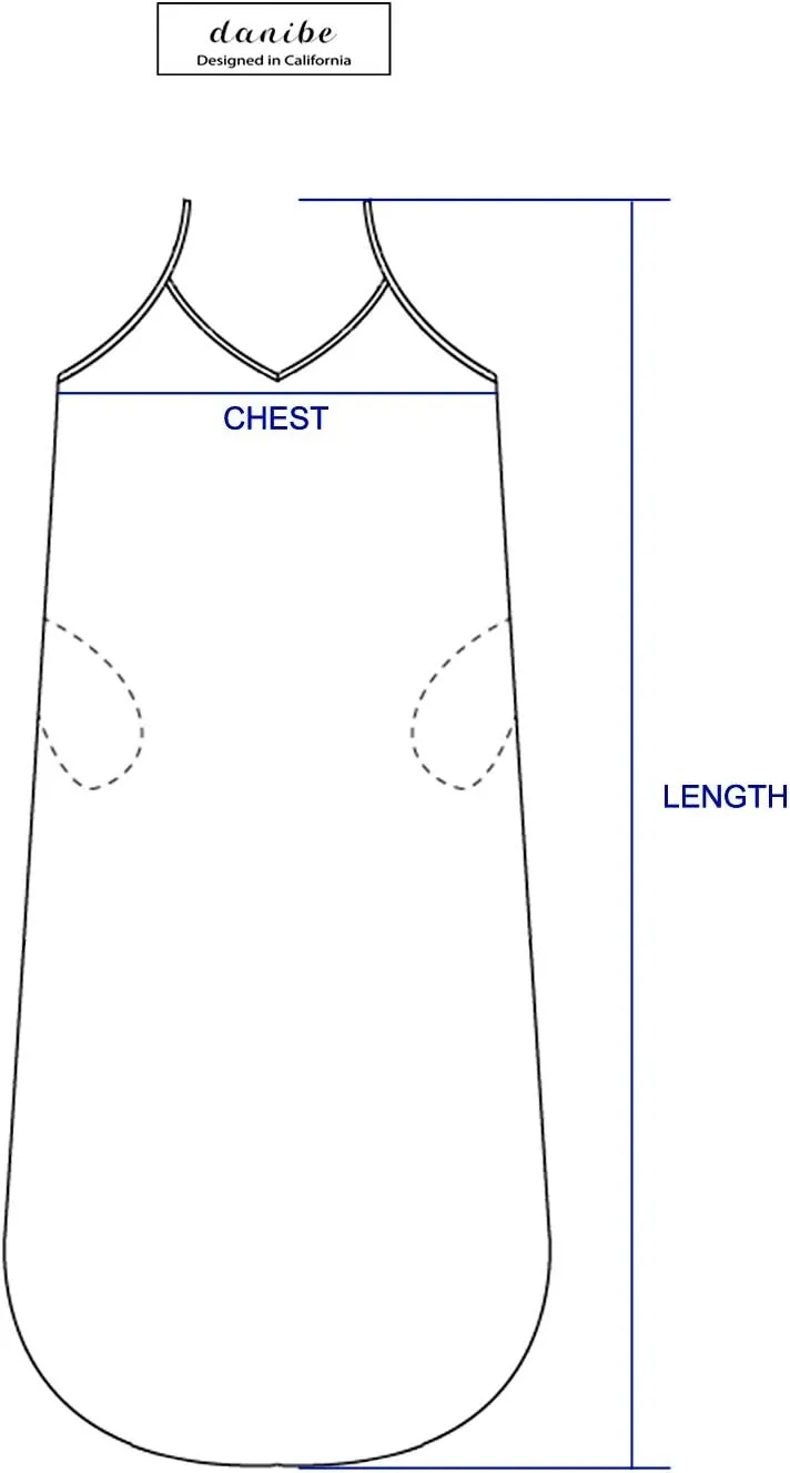 Women's Casual Loose Fit Long Cami Maxi Dress with Pockets (XS-XXL)