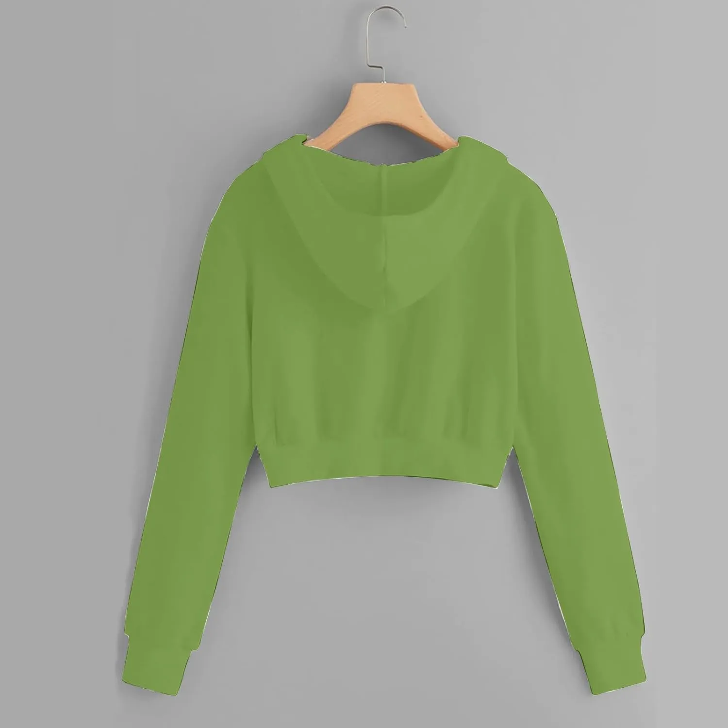 Womens Cropped Hoodie Zip Up Hoodies Jackets Zipper Long Sleeve Sweatshirts Fall Trendy 2024 Y2K Fashion Clothes