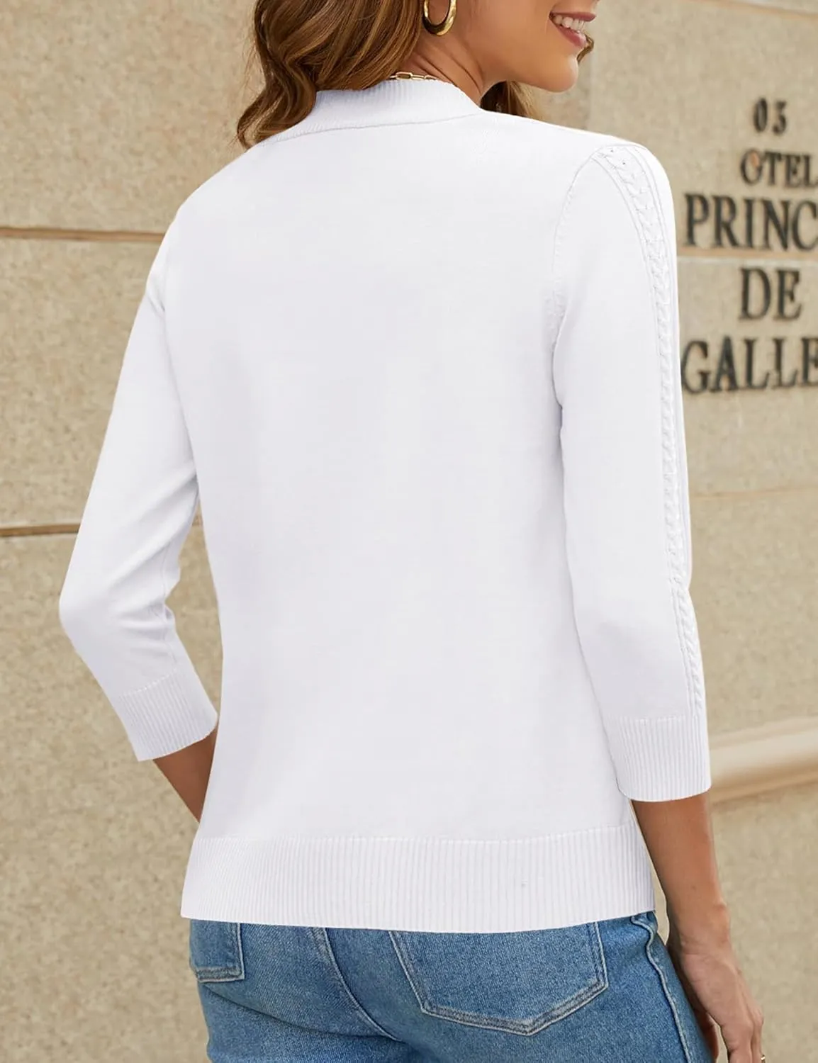 Womens Long Sleeve Open Front Knit Crop Bolero Cardigan Sweater Shrug for Dress