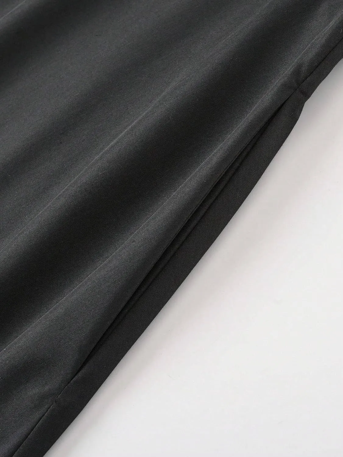 Womens Pleated Waist Slimming Casual Midi Skirt Flared Knee Length Skirts for Women