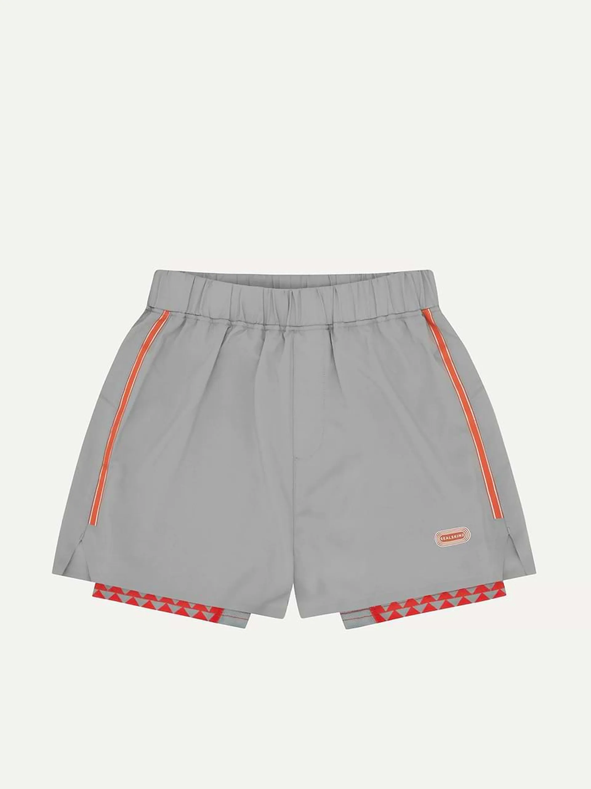 Women's quick dry running shorts with under short