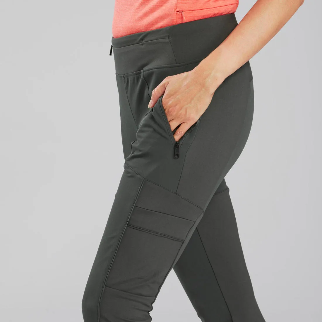 Women's Trek Leggings Reinforced & Multipocket - Travel 500