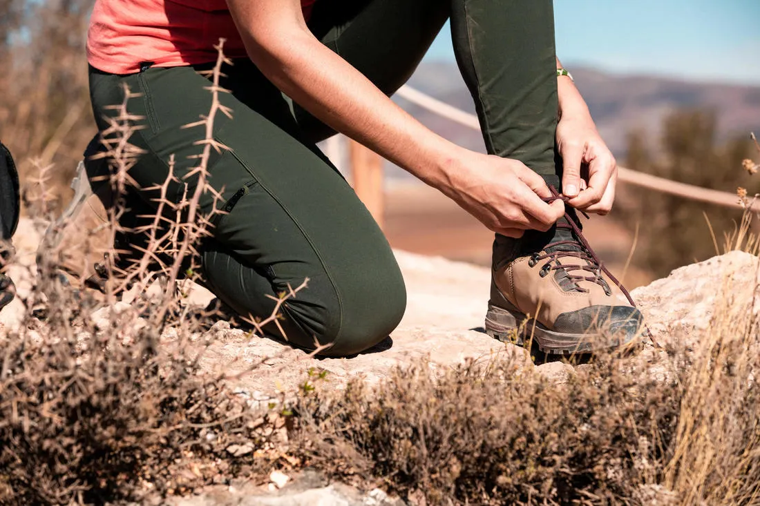 Women's Trek Leggings Reinforced & Multipocket - Travel 500